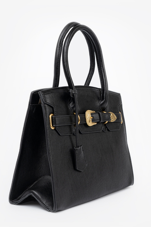 negro bolso con hebilla decorativa A doradom kolorze negro bolso con hebilla decorativa A doradom kolorze