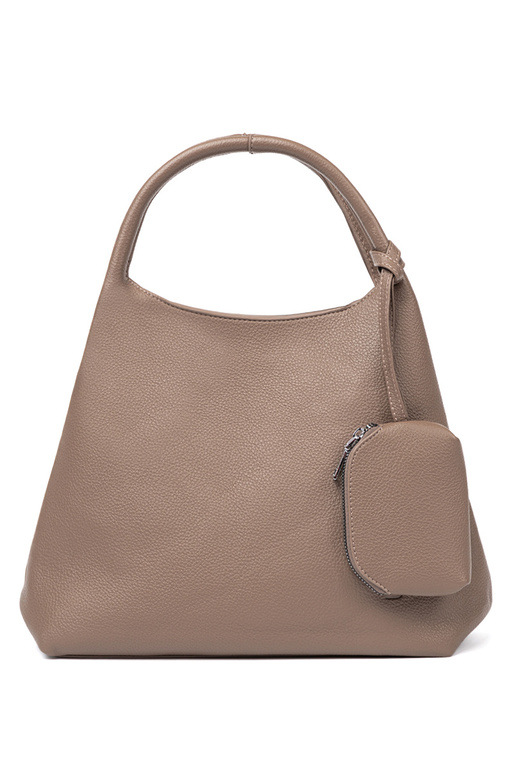 Elegante oscurobeige bolso z kosmetyczką A środku Elegante oscurobeige bolso z kosmetyczką A środku