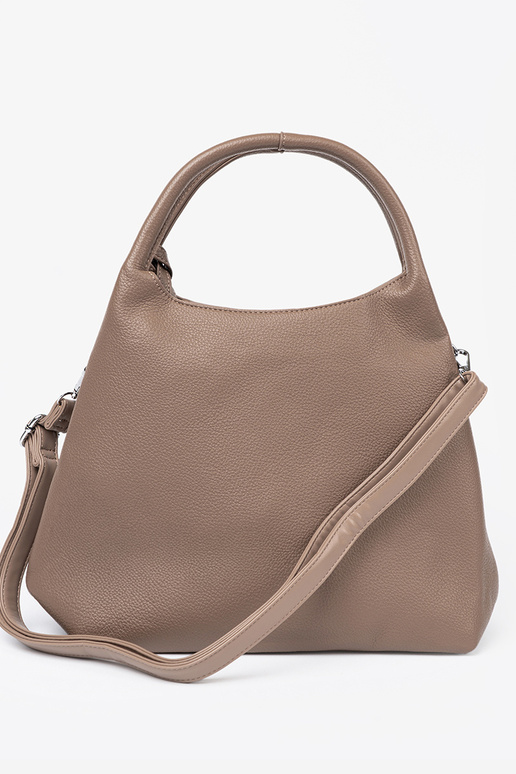 Elegante oscurobeige bolso z kosmetyczką A środku Elegante oscurobeige bolso z kosmetyczką A środku