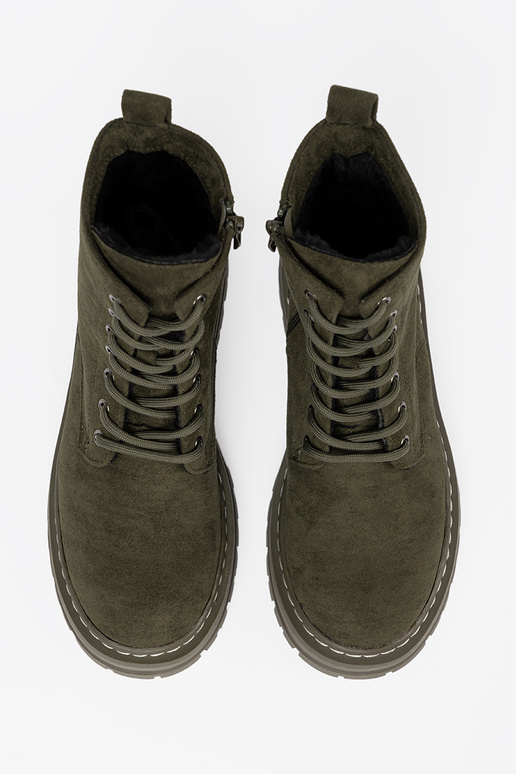 de color caqui mujer Botas z zamszoAym Aykończeniem Sergio Leone