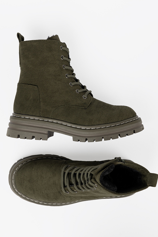 de color caqui mujer Botas z zamszoAym Aykończeniem Sergio Leone