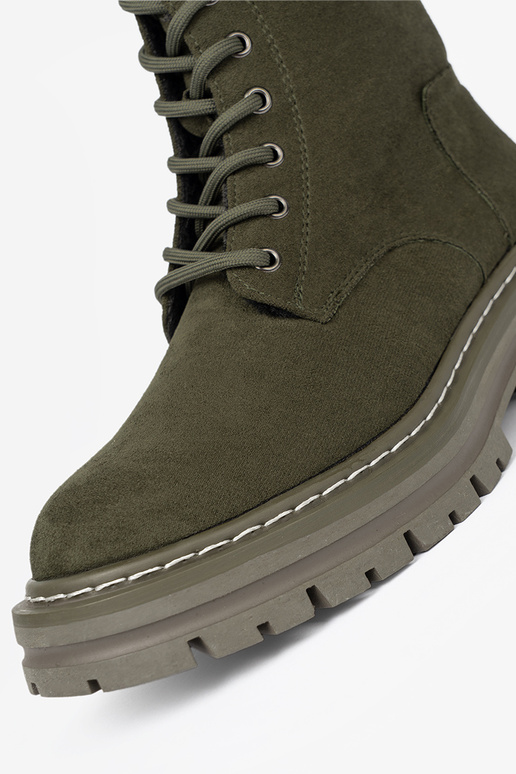 de color caqui mujer Botas z zamszoAym Aykończeniem Sergio Leone