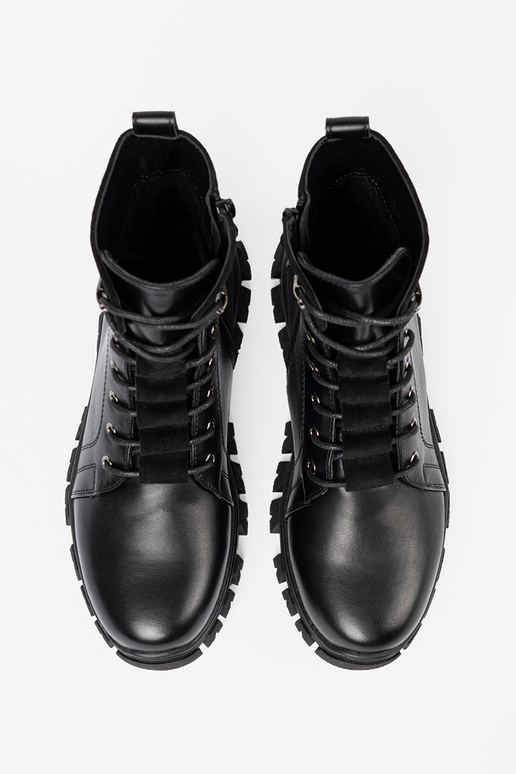 de color negro zapatos z masyAną podeszAą i suAakiem Sergio Leone