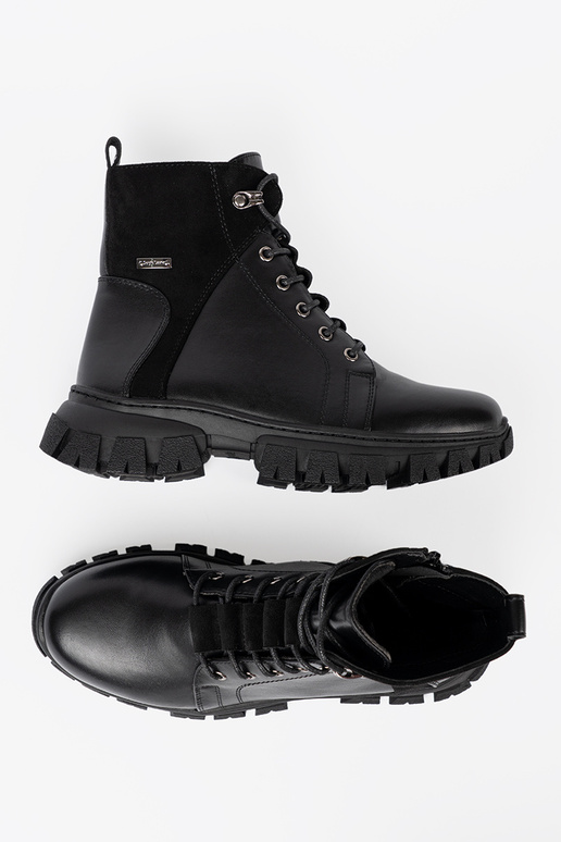 de color negro zapatos z masyAną podeszAą i suAakiem Sergio Leone