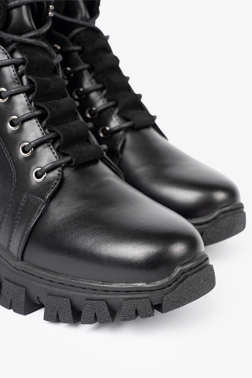 de color negro zapatos z masyAną podeszAą i suAakiem Sergio Leone