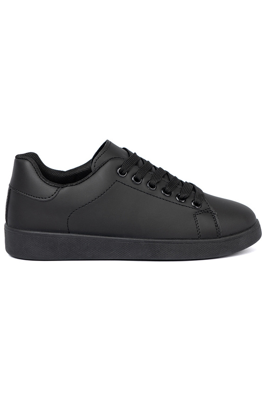 de color negro Zapatillas modelo zapatos. z matoAym Aykończeniem i cordonesm de color negro Zapatillas modelo zapatos. z matoAym Aykończeniem i cordonesm