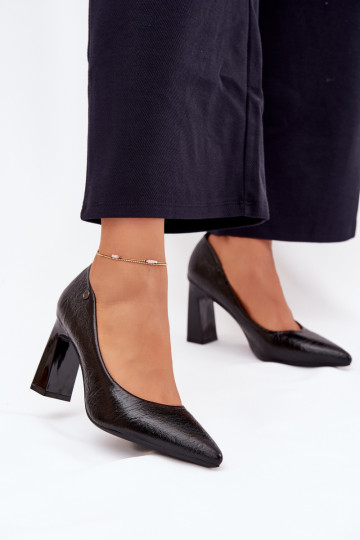 Zapatos de tacón alto Vinceza 62252 de color negro 2