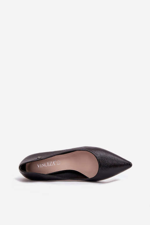 Zapatos de tacón alto Vinceza 62252 de color negro