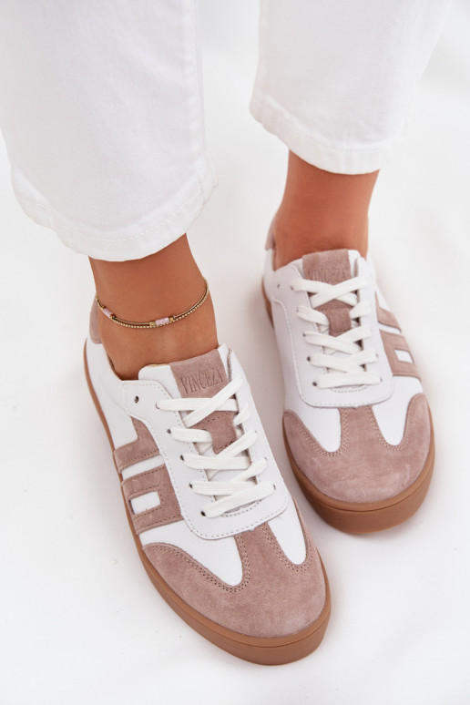 Piel Zapatillas modelo zapatos. Femenino Vinceza 79557 Blanco-beige Piel Zapatillas modelo zapatos. Femenino Vinceza 79557 Blanco-beige