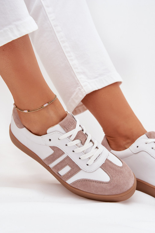 Piel Zapatillas modelo zapatos. Femenino Vinceza 79557 Blanco-beige Piel Zapatillas modelo zapatos. Femenino Vinceza 79557 Blanco-beige