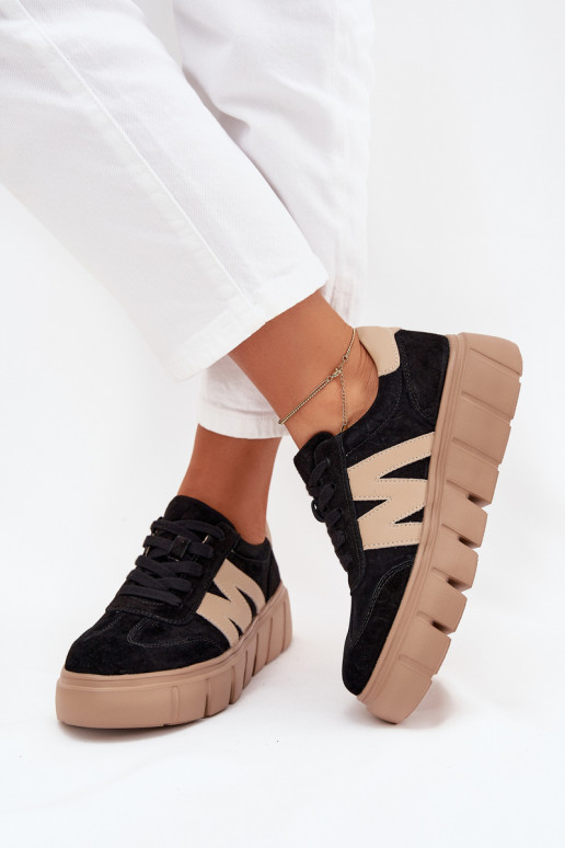 de gamuza Femenino Zapatillas modelo zapatos. con una plataforma Vinceza 79561 de color negro de gamuza Femenino Zapatillas modelo zapatos. con una plataforma Vinceza 79561 de color negro