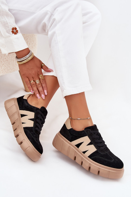 de gamuza Femenino Zapatillas modelo zapatos. con una plataforma Vinceza 79561 de color negro de gamuza Femenino Zapatillas modelo zapatos. con una plataforma Vinceza 79561 de color negro