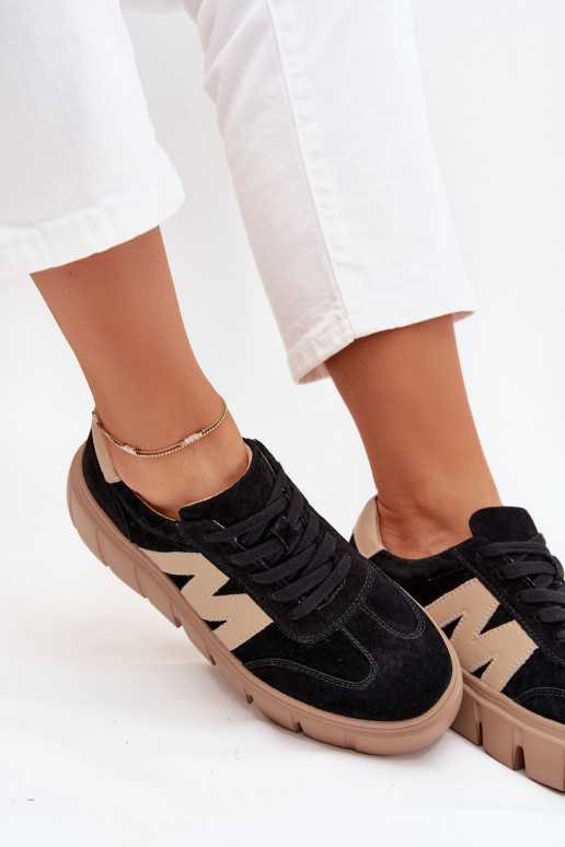 de gamuza Femenino Zapatillas modelo zapatos. con una plataforma Vinceza 79561 de color negro de gamuza Femenino Zapatillas modelo zapatos. con una plataforma Vinceza 79561 de color negro