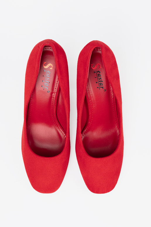 modelo clásico Rojo tacones altos z zaokrąglonym noskiem modelo clásico Rojo tacones altos z zaokrąglonym noskiem