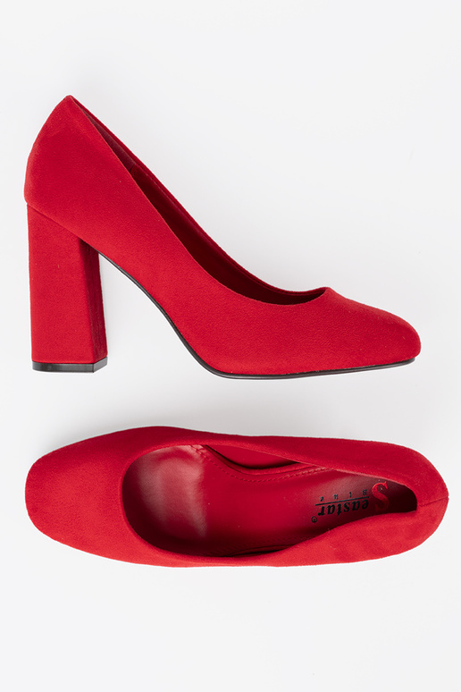 modelo clásico Rojo tacones altos z zaokrąglonym noskiem modelo clásico Rojo tacones altos z zaokrąglonym noskiem