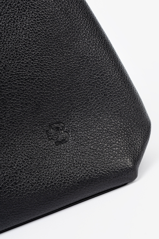 Elegante negro bolso z kosmetyczką A środku Elegante negro bolso z kosmetyczką A środku