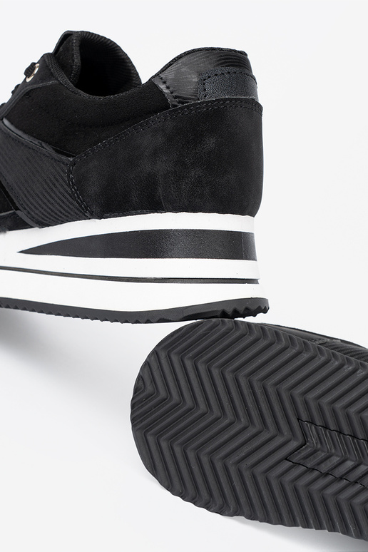 NoAoczesne de color negro Zapatillas modelo zapatos. z połyskującymi AstaAkami