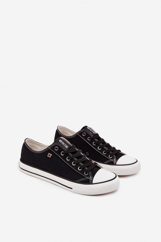 Zapatos casuales de hombre Bajo  Big Star DD174504 de color negro