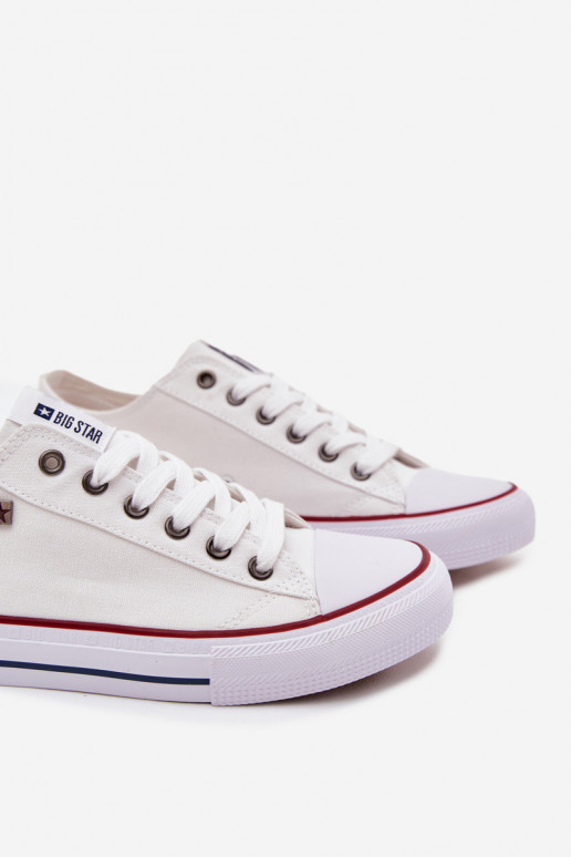 Zapatos casuales de hombre Bajo  Big Star DD174500 el color blanco