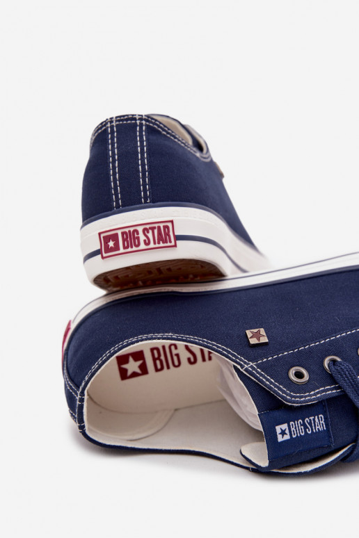 Zapatos casuales de hombre Bajo  Big Star DD174503 azul oscuro