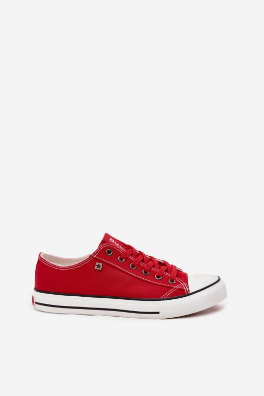 Zapatos casuales de hombre Bajo  Big Star DD174502 color rojo