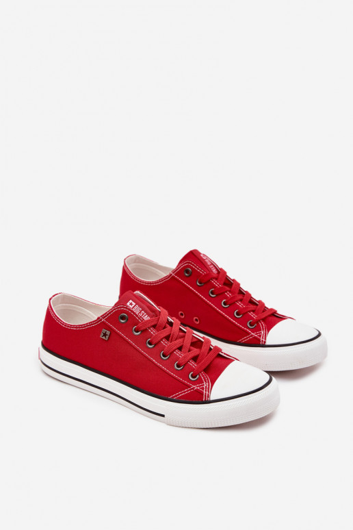 Zapatos casuales de hombre Bajo  Big Star DD174502 color rojo