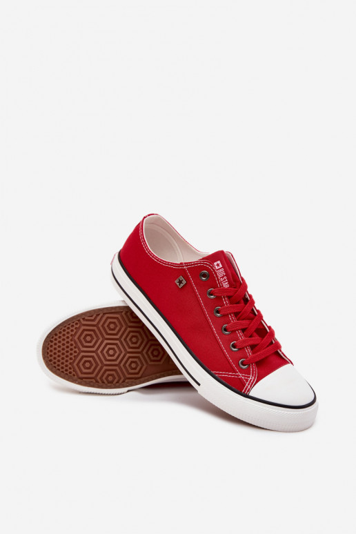 Zapatos casuales de hombre Bajo  Big Star DD174502 color rojo