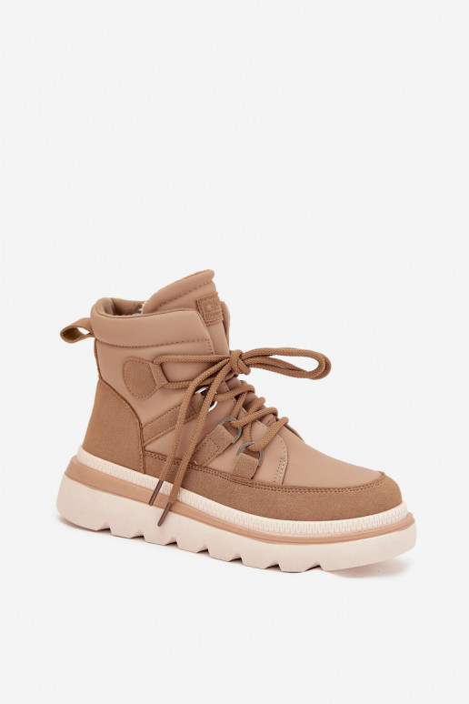 Botas de mujer con una plataforma color marrón Liorae Botas de mujer con una plataforma color marrón Liorae