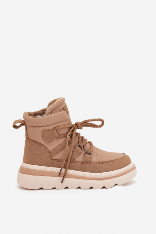 Botas de mujer con una plataforma color marrón Liorae Botas de mujer con una plataforma color marrón Liorae