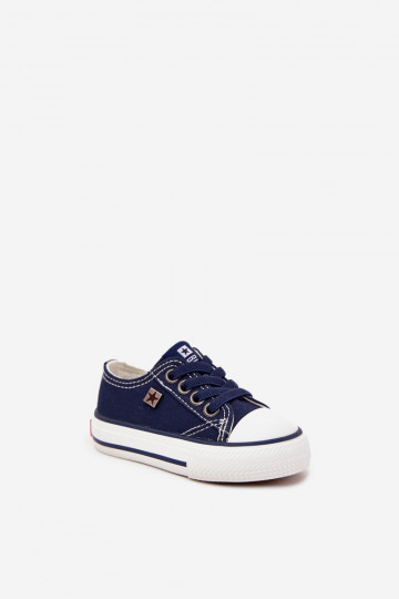 Infantil modelo clásico zapatos casuales Big Star DD374162 azul oscuro