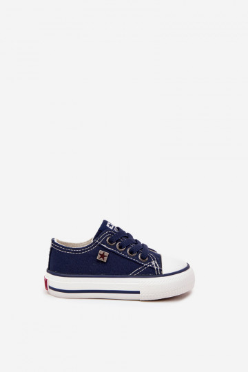 Infantil modelo clásico zapatos casuales Big Star DD374162 azul oscuro 2