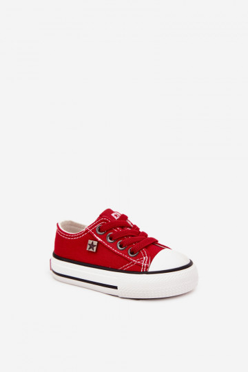 Infantil modelo clásico zapatos casuales Big Star DD374161 color rojo