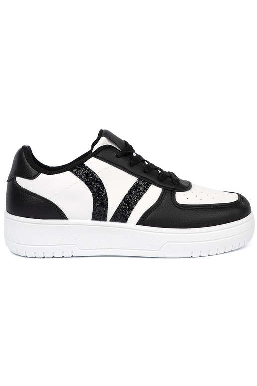 Elegante negro-el color blanco Zapatillas modelo zapatos. z BrillantinaoAymi AstaAkami