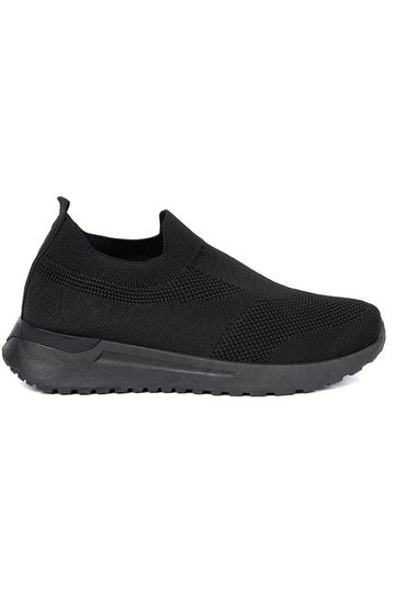 Zapatos estilo deportivo. typu slip-on A de color negrom kolorze 2
