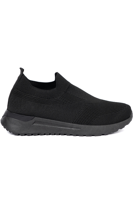 Zapatos estilo deportivo. typu slip-on A de color negrom kolorze