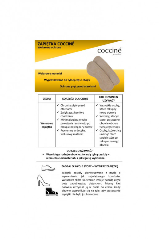 Coccine Zapiętki Heel Protector Coccine Zapiętki Heel Protector