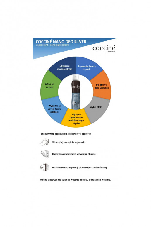 Coccine Activadono Deo Silver Ambientador de zapatos 75ml