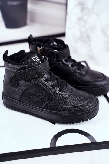Botas deportivas de estilo infantil Big Star GG374040 en color negro