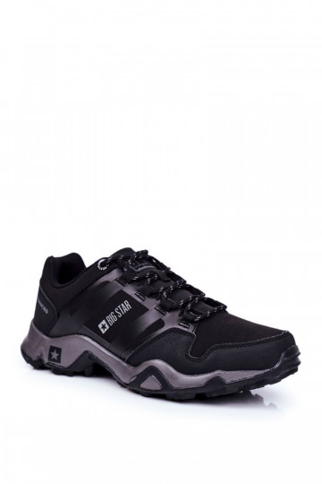 Botas de senderismo para hombre Big Star Outdoor en color negro GG174269