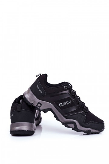 Botas de senderismo para hombre Big Star Outdoor en color negro GG174269 2