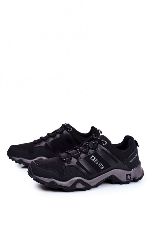 Botas de montaña para hombre. Big Star Outdoor de color negro GG174269 Botas de montaña para hombre. Big Star Outdoor de color negro GG174269