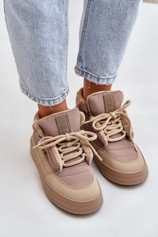 Botas de nieve Femenino Big Star OO274A532 beige Botas de nieve Femenino Big Star OO274A532 beige