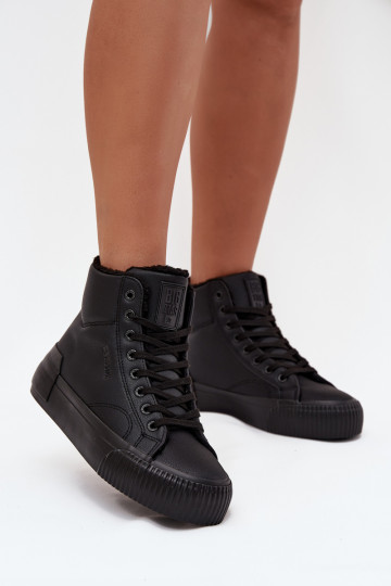 calentamiento Zapatos de ocio con una plataforma Big Star OO274796 de color negro