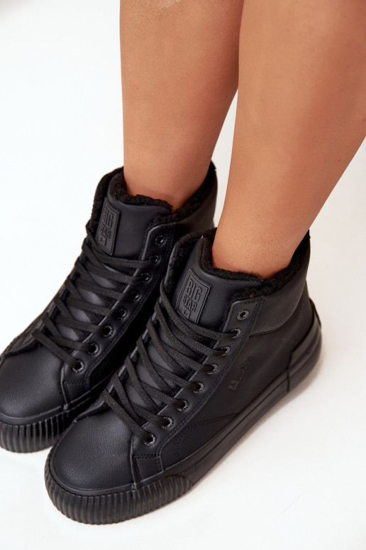 calentamiento Zapatos de ocio con una plataforma Big Star OO274796 de color negro
