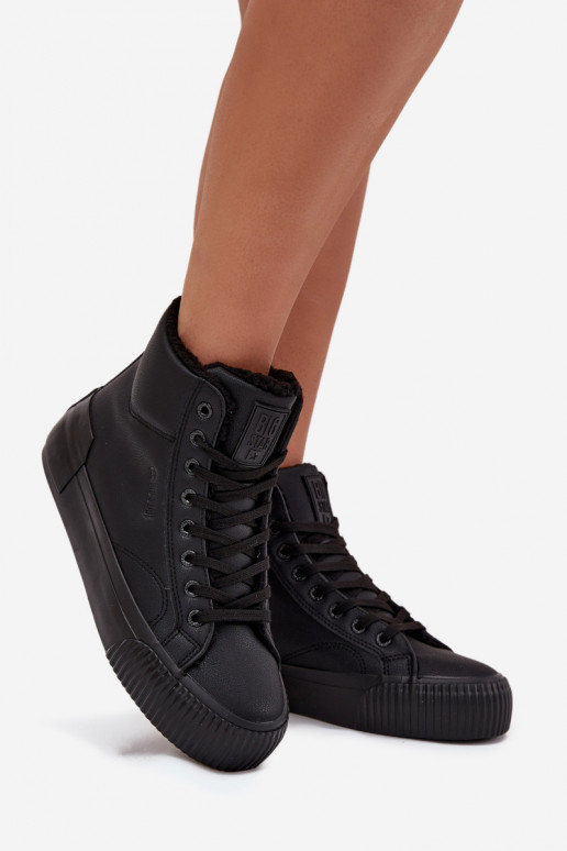 calentamiento Zapatos de ocio con una plataforma Big Star OO274796 de color negro