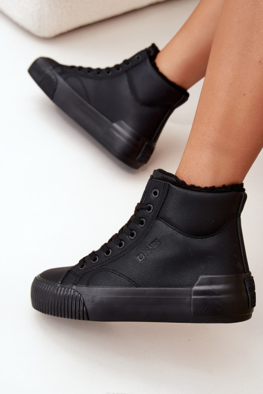 calentamiento Zapatos de ocio con una plataforma Big Star OO274796 de color negro