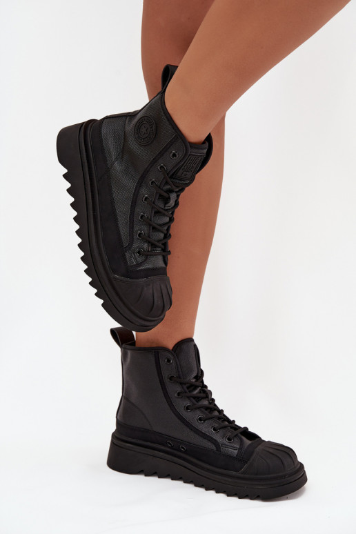 zapatos de ocio con suela Femenino calentamiento Big Star OO274A355 de color negro