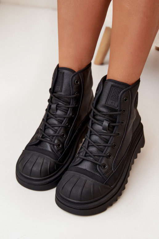 zapatos de ocio con suela Femenino calentamiento Big Star OO274A355 de color negro