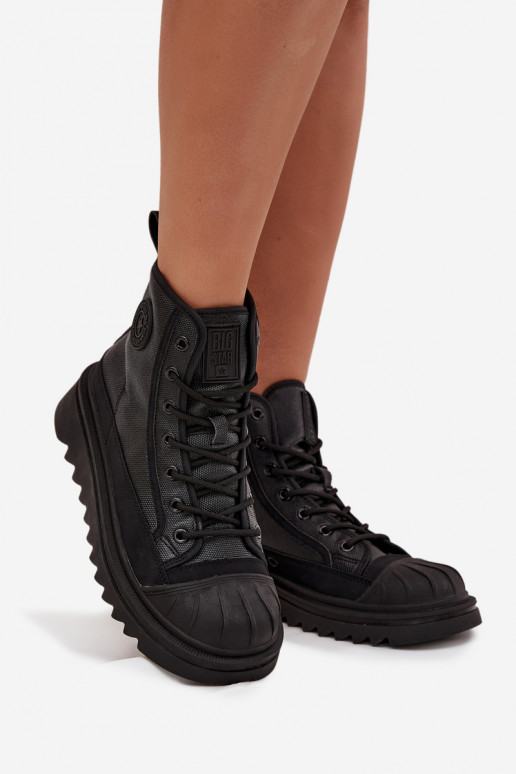 zapatos de ocio con suela Femenino calentamiento Big Star OO274A355 de color negro