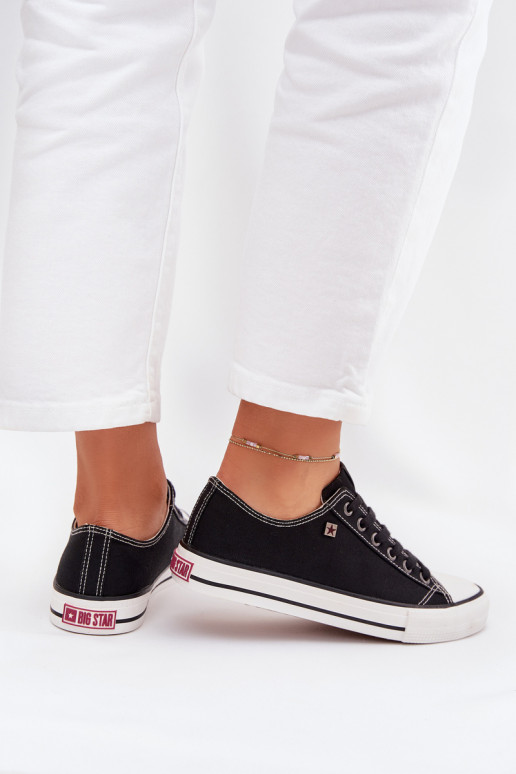 Zapatos de ocio Bajo Big Star DD274A236 de color negro